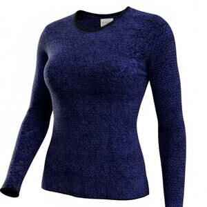 Jason Maxwell Dark Purple Long Sleeve Pullover Sweater Size Small